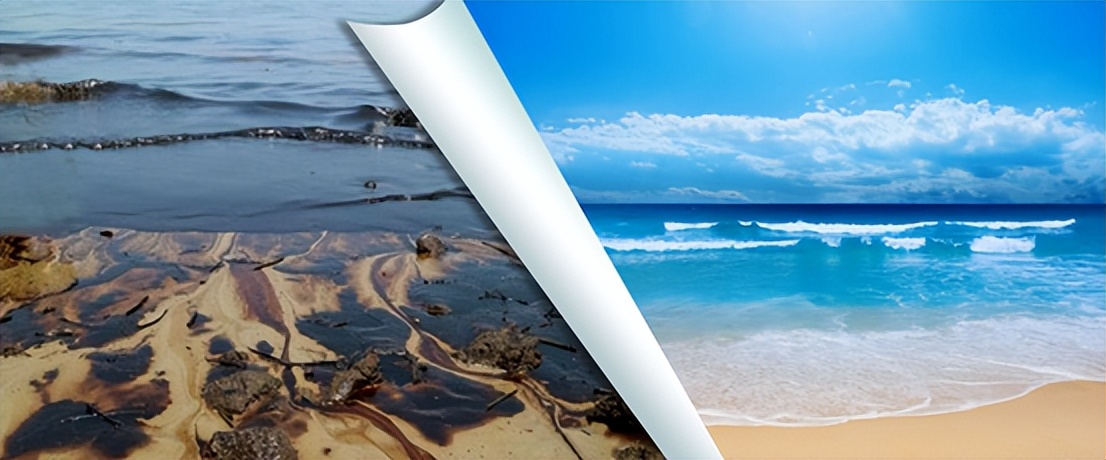 被海上溢油“染黑”的海岸线PA视讯环保热解技术助力守护海洋生命线